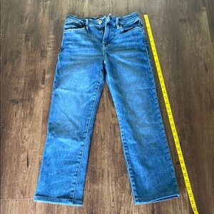 FRAME le high crop straight jeans size 26